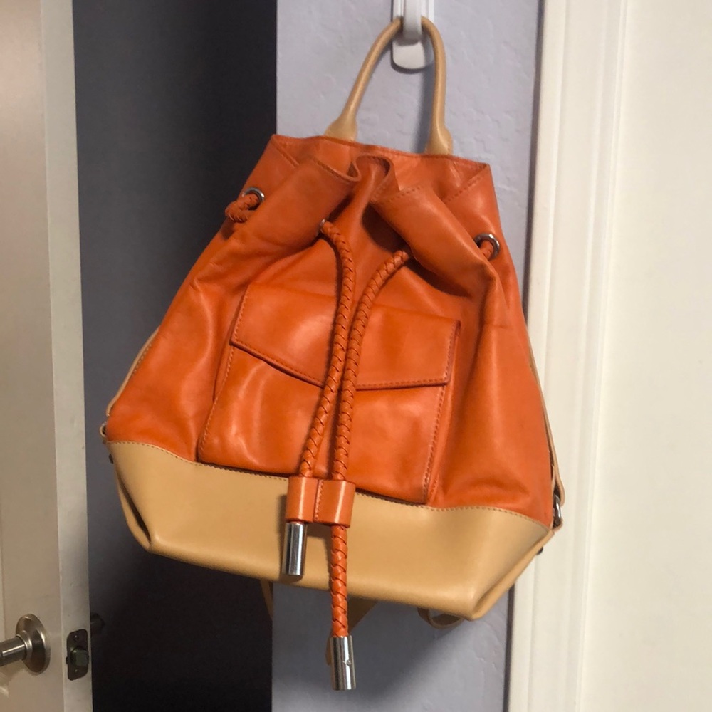L.A.M.B. Orange backpack